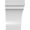 Ekena Millwork 3 1/2-in. W x 6-in. D x 6-in. H Merced Architectural Grade PVC Knee Brace BRCP035X06X06MRC - alternate 2